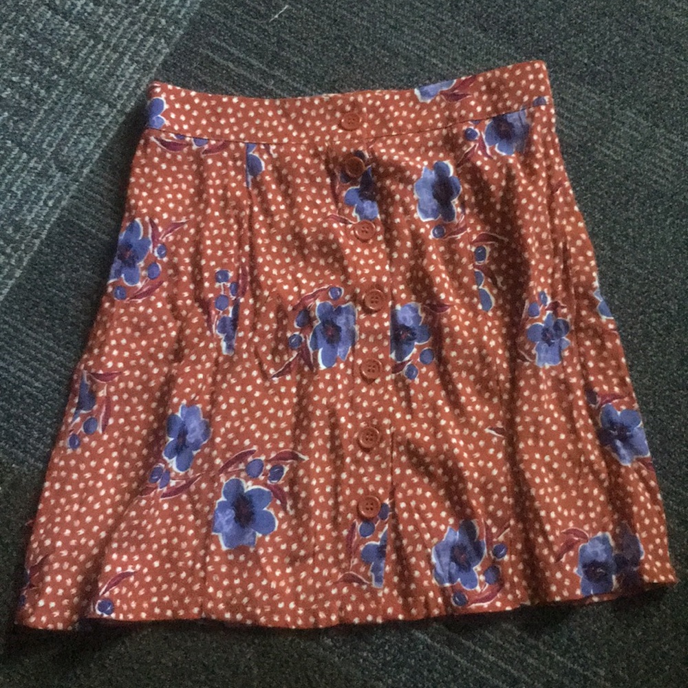 Orange skirt
